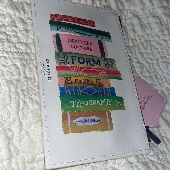 kate spade | Office | Nwt Kate Spade Newyork Bookshelf Pencil Pouch ...